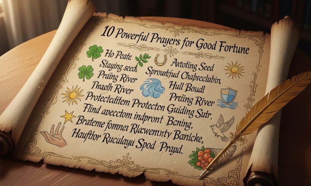 10 Powerful Prayer for Good Fortune