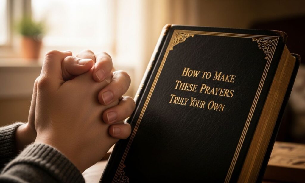 How to Make These Prayers Truly Your Own