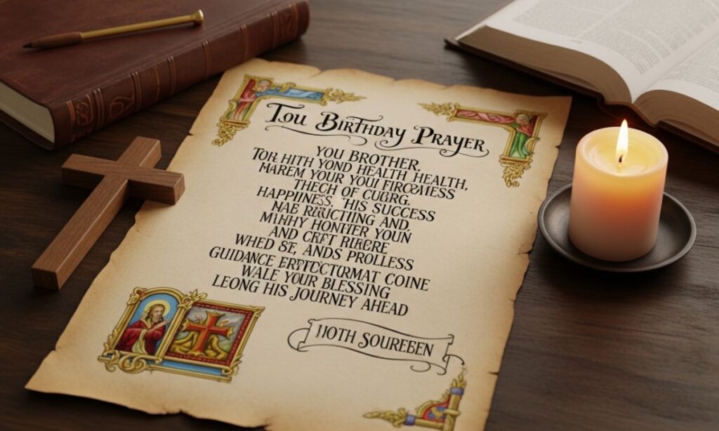 Long Birthday Prayers for My Brother