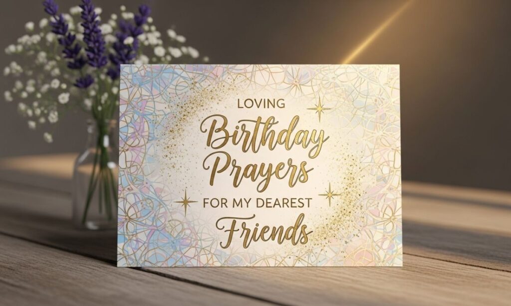 Loving Birthday Prayers for Your Closest Friends