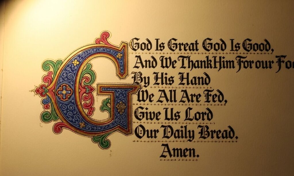 What Is the “God Is Great God Is Good” Prayer