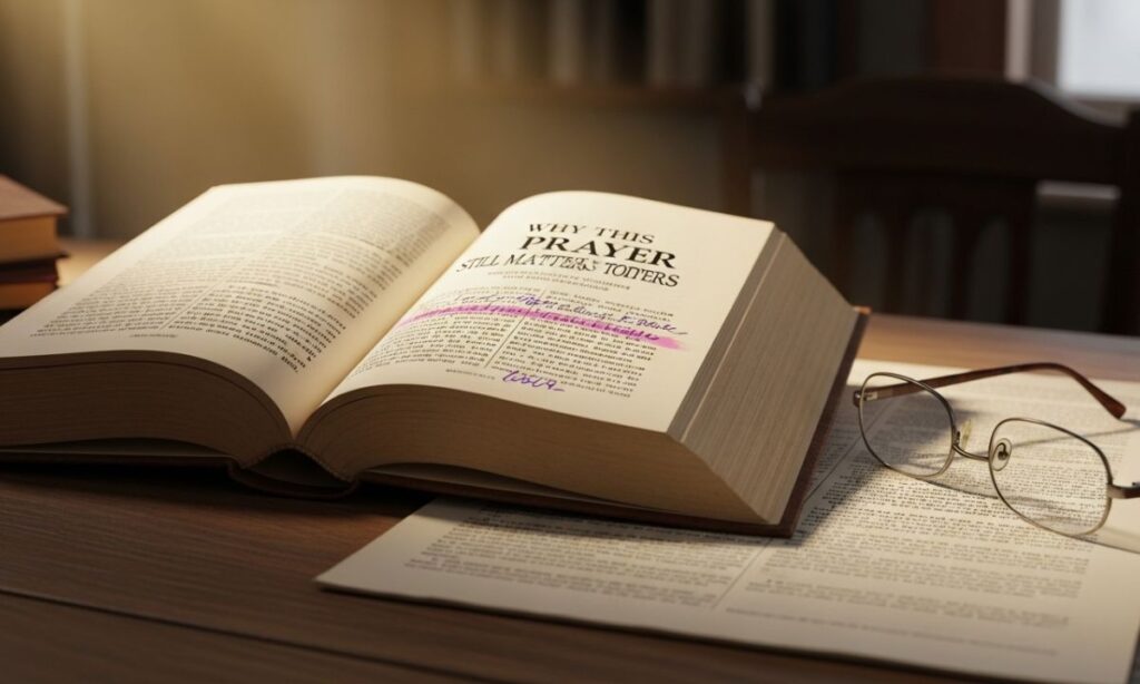 Why This Prayer Still Matters Today