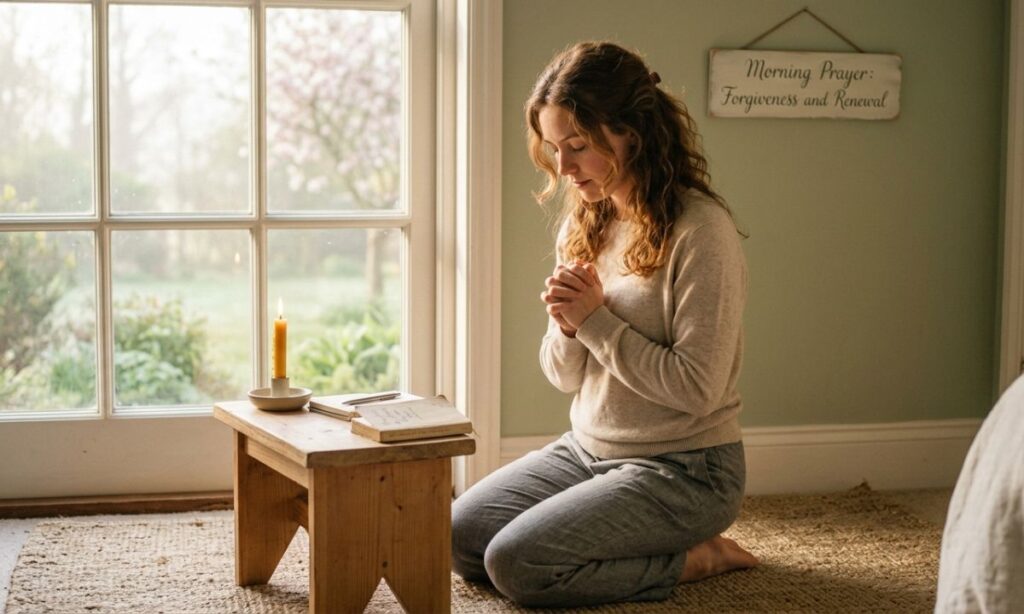 A Gentle Morning Prayer for Forgiveness and Renewal