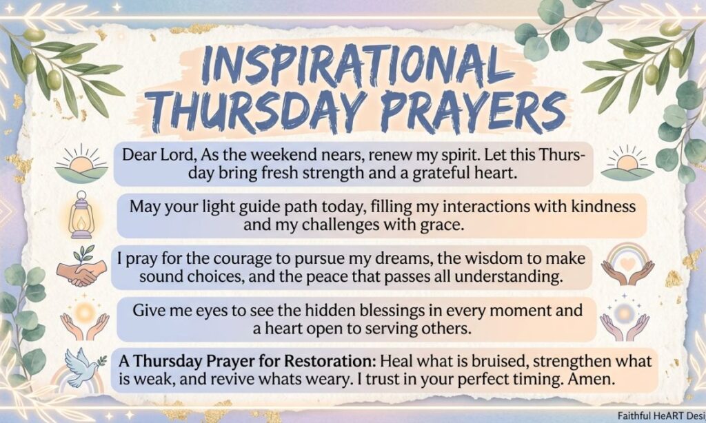 Inspirational Thursday Prayer Messages to Share