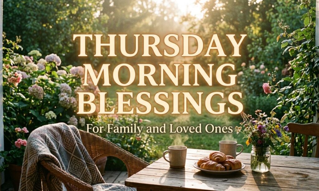 Thursday Morning Blessings for Family and Loved Ones