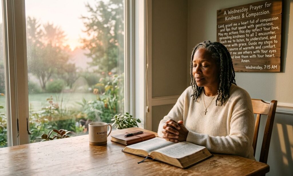 Wednesday Morning Prayer for Kindness and Compassion
