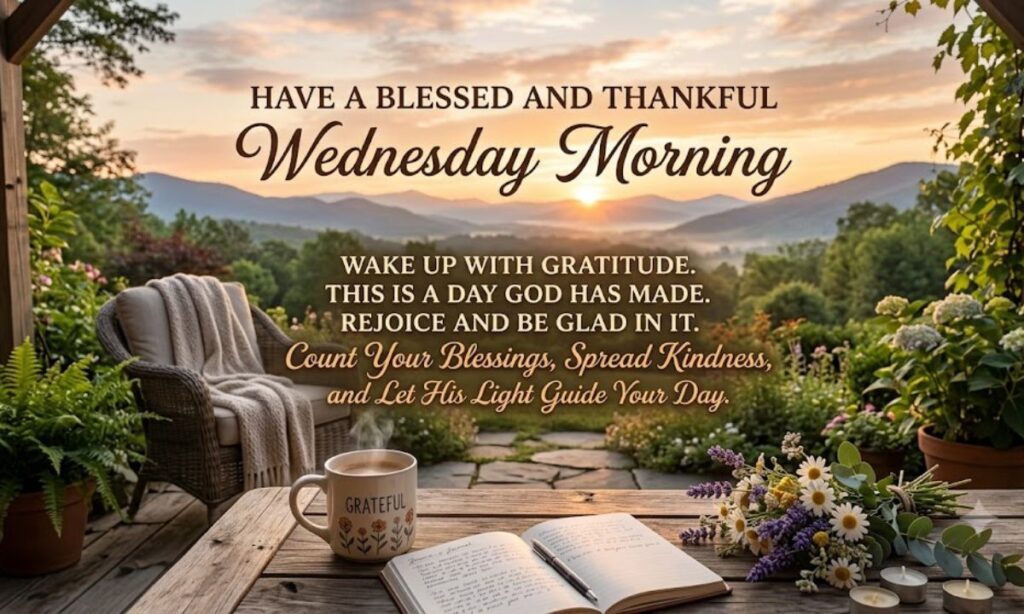 Have a Blessed and Thankful Wednesday Morning Quotes
