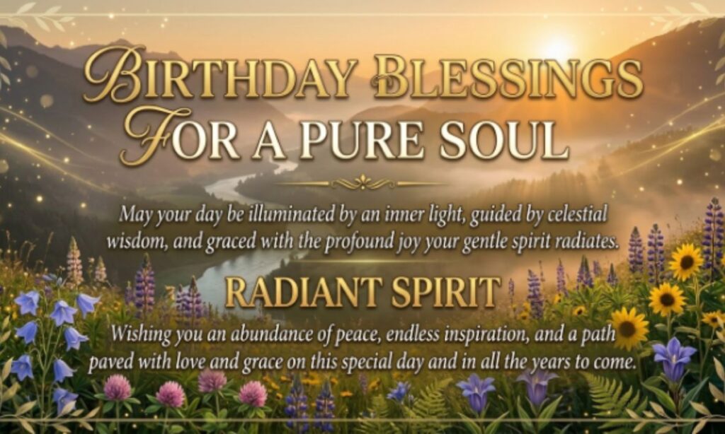 Heartfelt Birthday Wishes for Pure Souls
