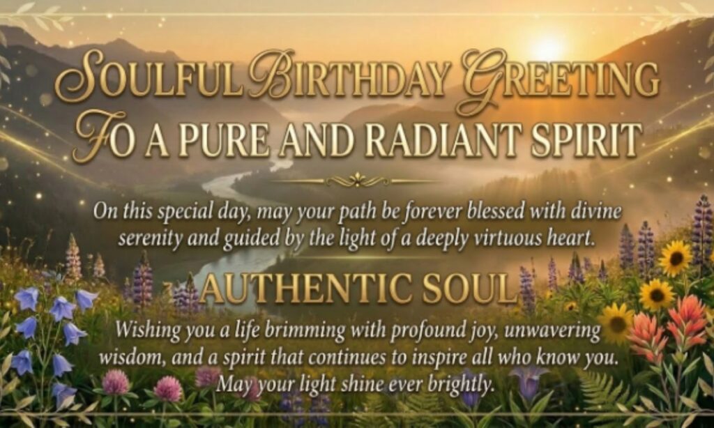 Inspirational Birthday Messages for Pure Souls