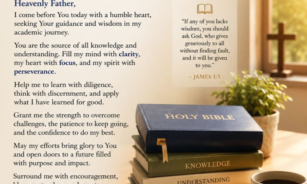 Prayer for Academic and Educational Success – Invoking God’s Guidance and Wisdom in Learning