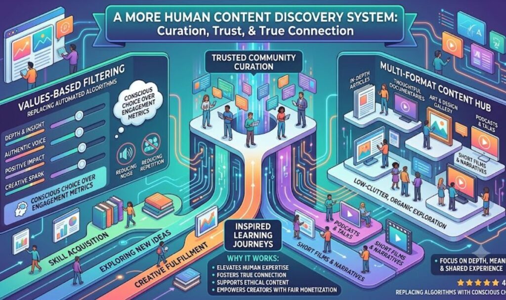 A More Human Content Discovery System