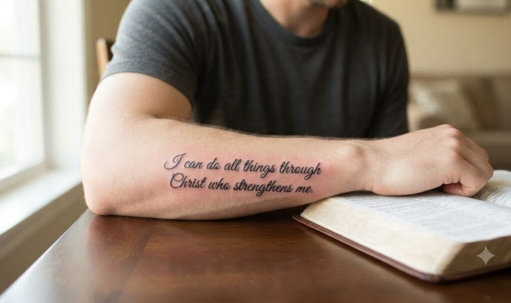 Best Tattoo Placements for Bible Verses