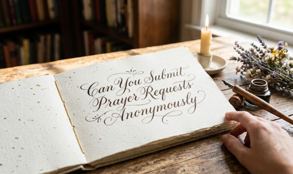 Can You Submit Prayer Requests Anonymously