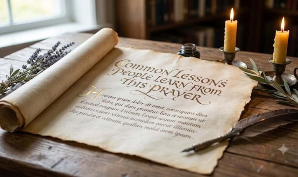Common Lessons People Learn From This Prayer
