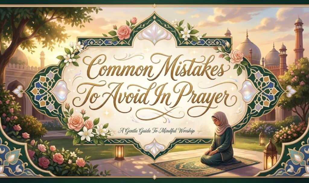 Common Mistakes To Avoid In Prayer