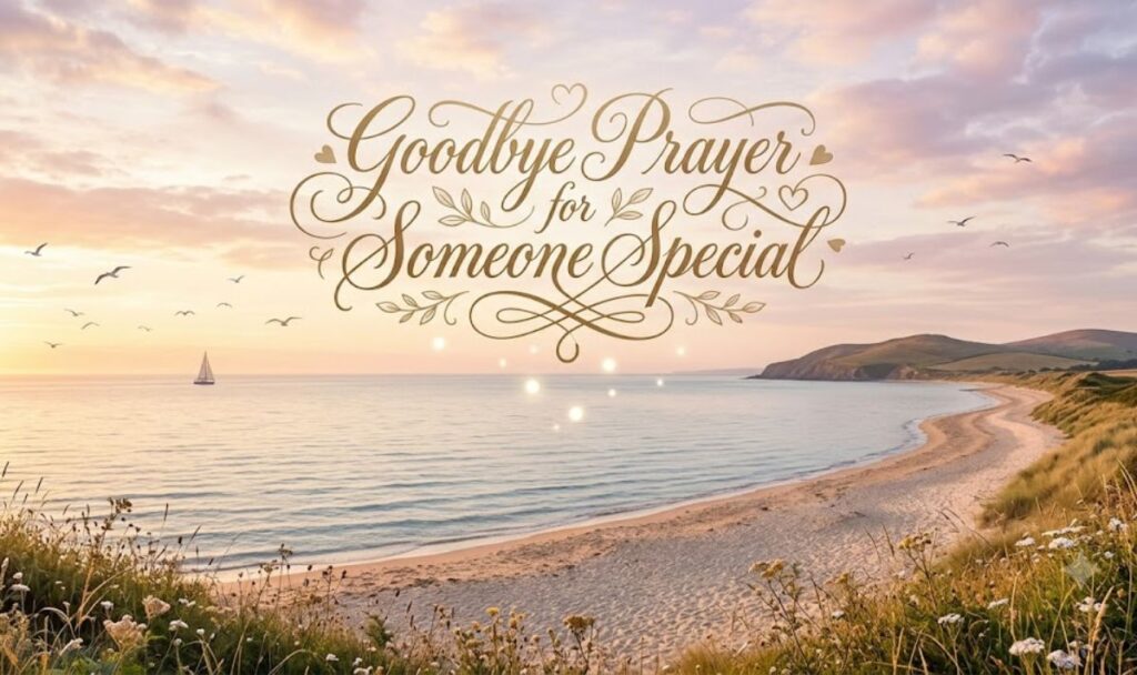 Goodbye Prayer for Someone Special