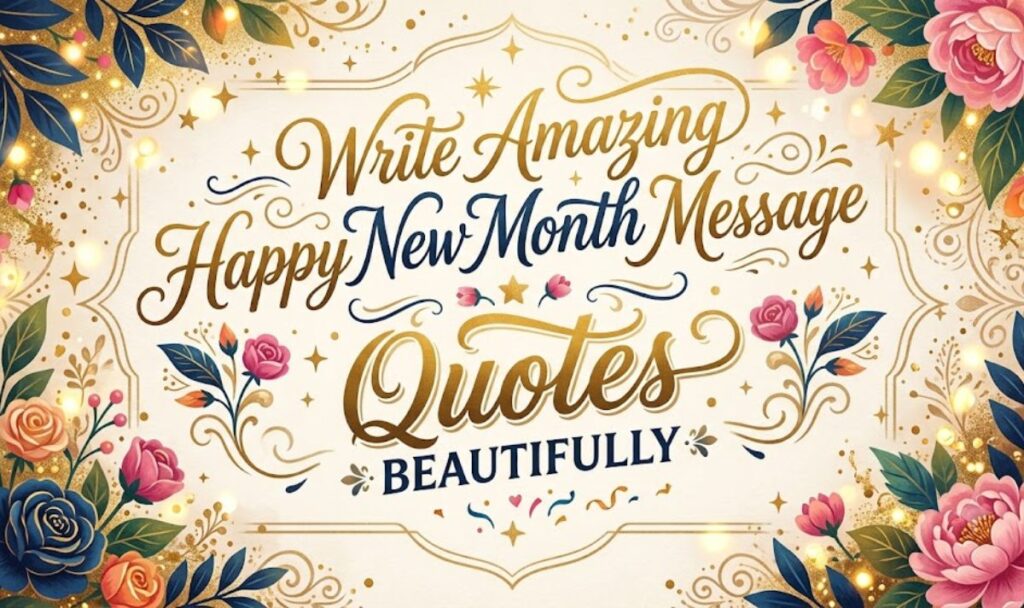 Happy New Month Quotes