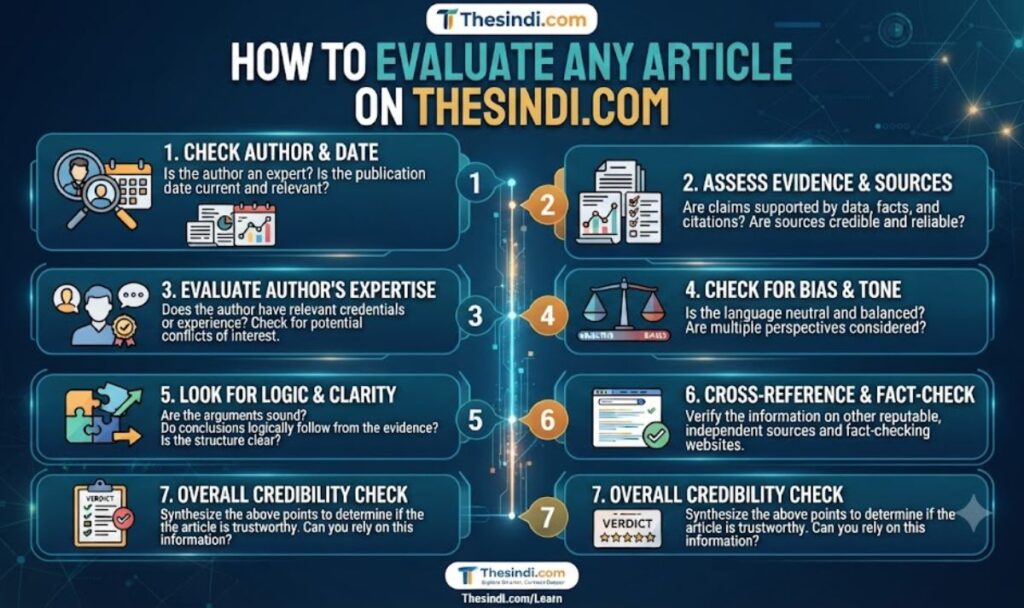 How to Evaluate Any Article on Thesindi.com