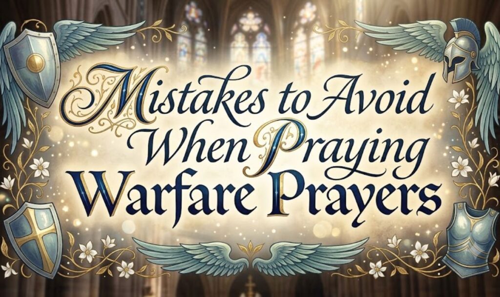 Mistakes to Avoid When Praying Warfare Prayers