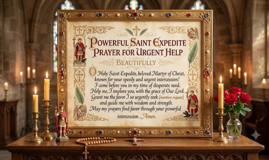 Powerful Saint Expedite Prayer For Urgent Help