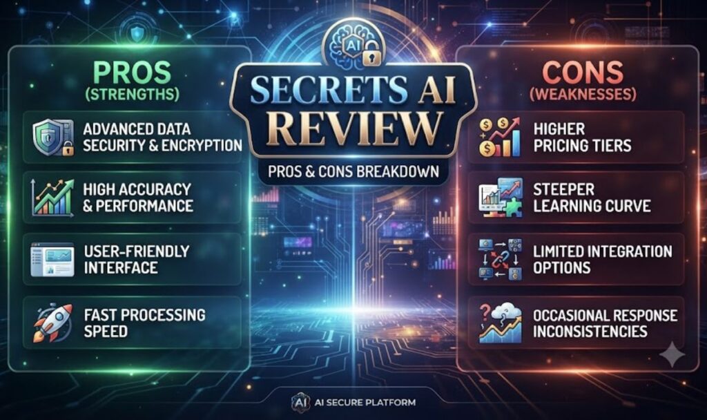 Secrets AI Review Pros and Cons Breakdown