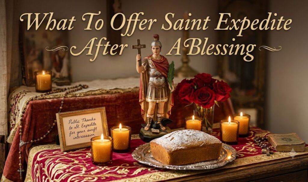 What To Offer Saint Expedite After A Blessing