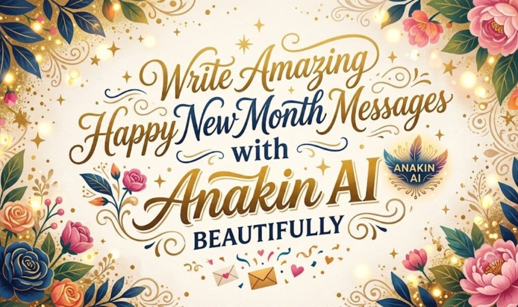 Write Amazing Happy New Month Messages with Anakin AI