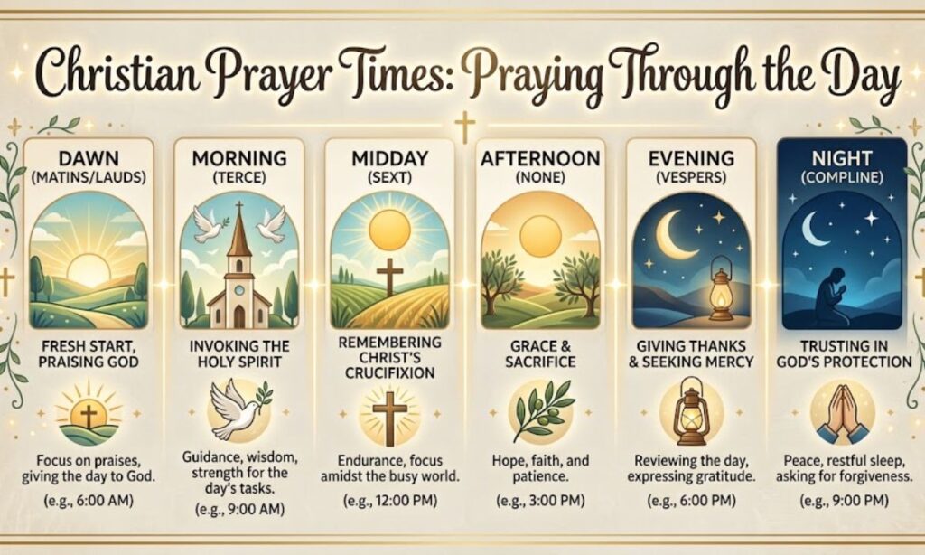 Christian Prayer Times Praying Through the Day