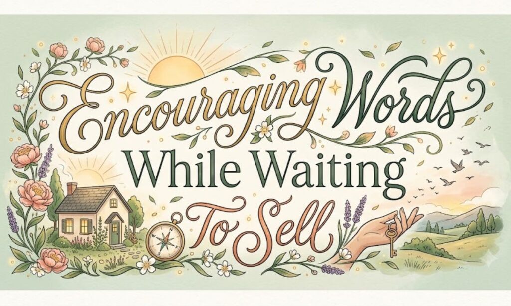Encouraging Words While Waiting To Sell