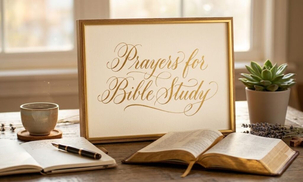 Prayers for Bible Study