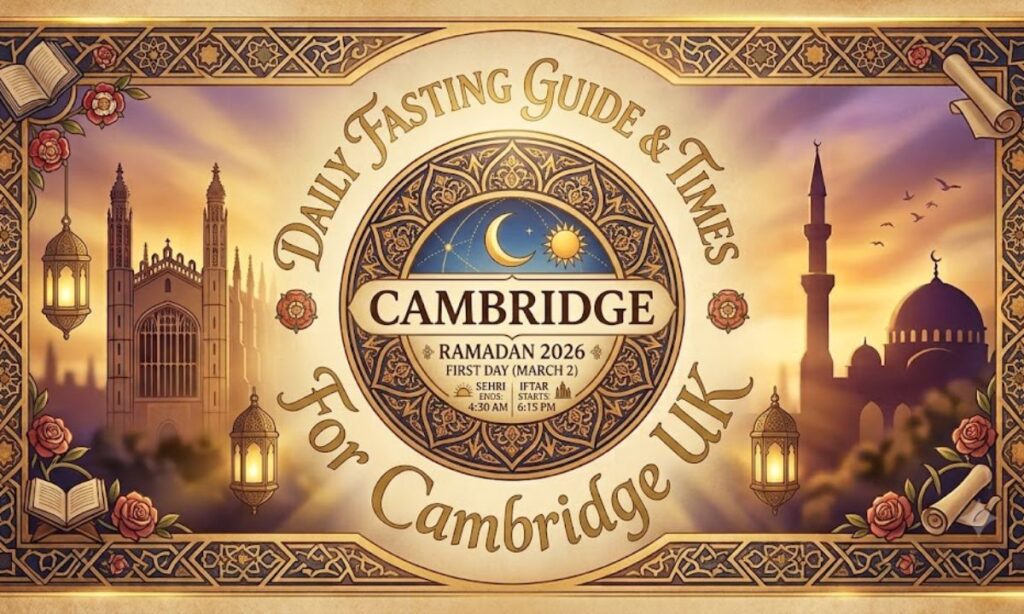 Sehri And Iftar Time Cambridge
