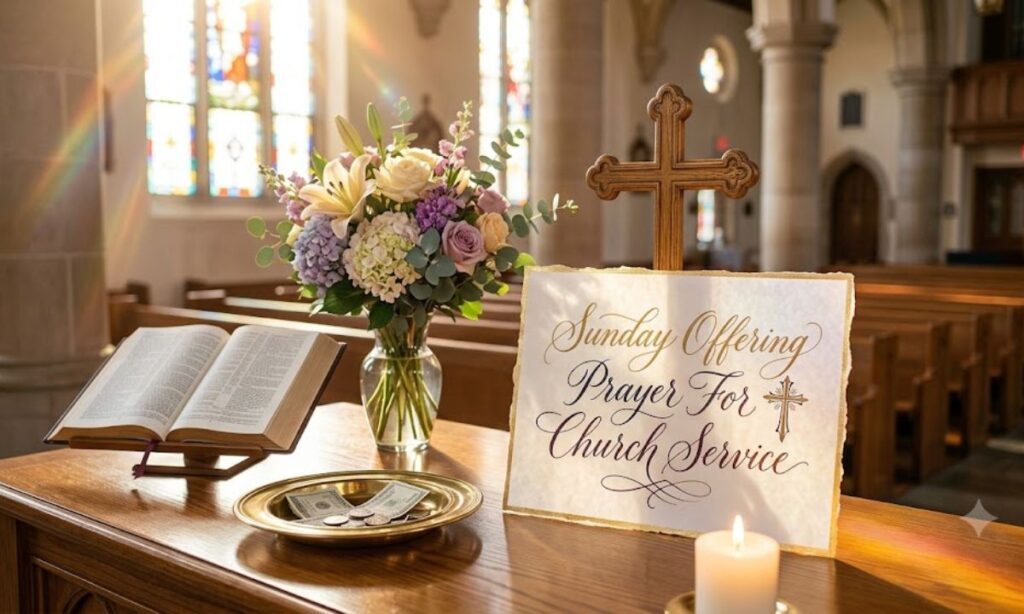 Sunday Offering Prayer For Church Service