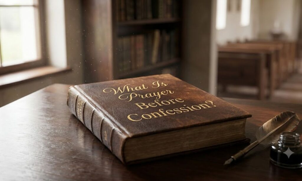 What Is Prayer Before Confession