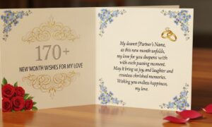 170 + New Month Wishes for My Love That Will Melt Hearts Instantly