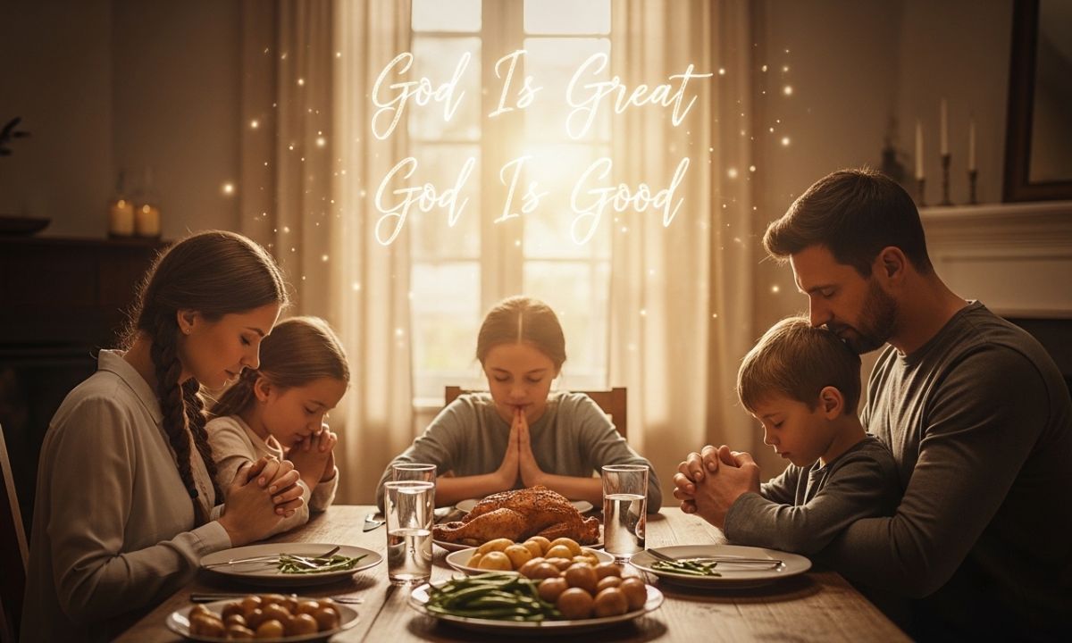 God Is Great God Is Good Prayer A Timeless Prayer of Thankfulness