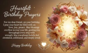 Heartfelt Birthday Prayers for a Friend to Inspire Love and Blessings