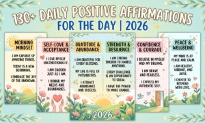 130+ Daily Positive Affirmations For The Day 2026