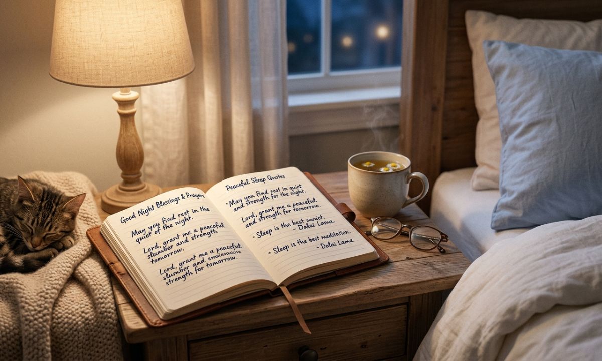 130+Good Night Blessings, Prayers and Quotes for Peaceful Sleep