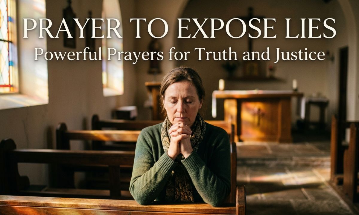 Prayer to Expose Lies Powerful Prayers for Truth and Justice