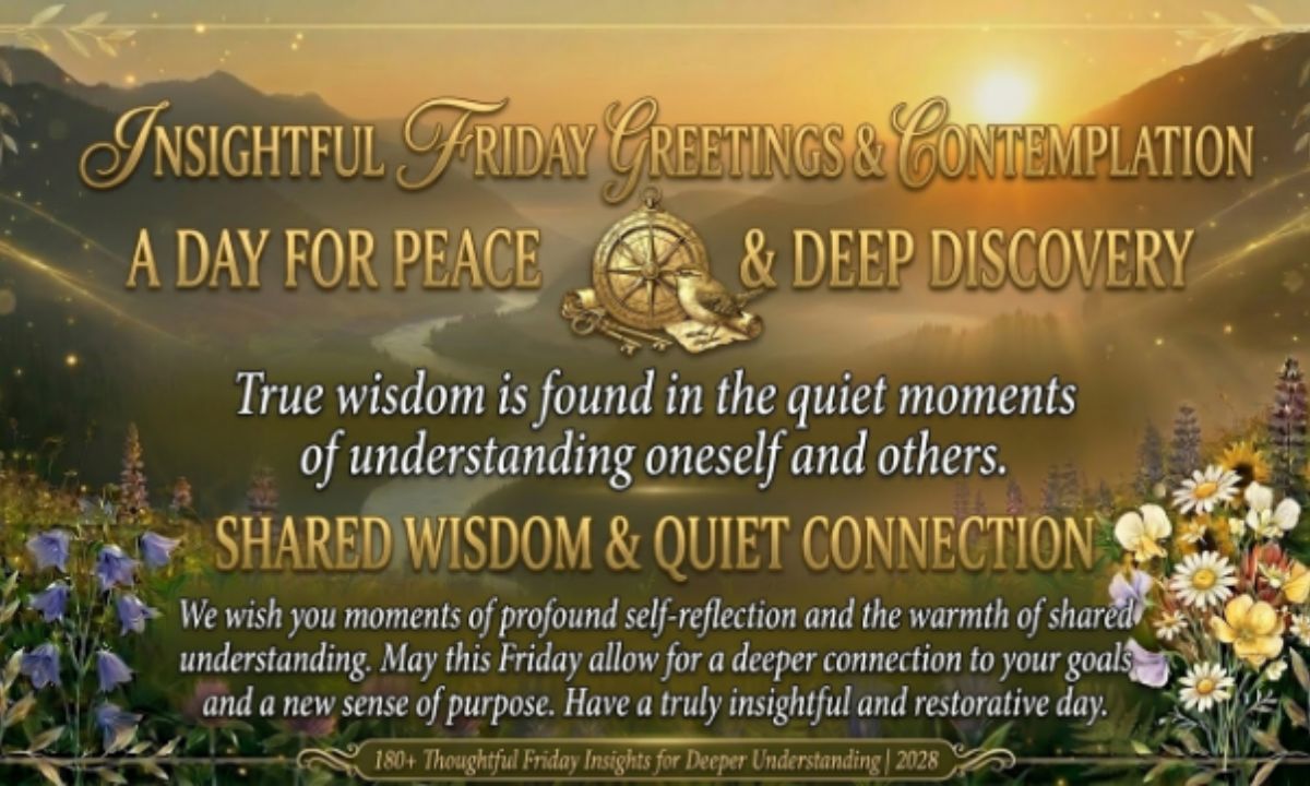 150+Thought-Provoking Friday Quotes for Reflection 2026
