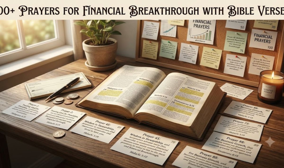 100+Prayers for Financial Breakthrough with Bible Verses