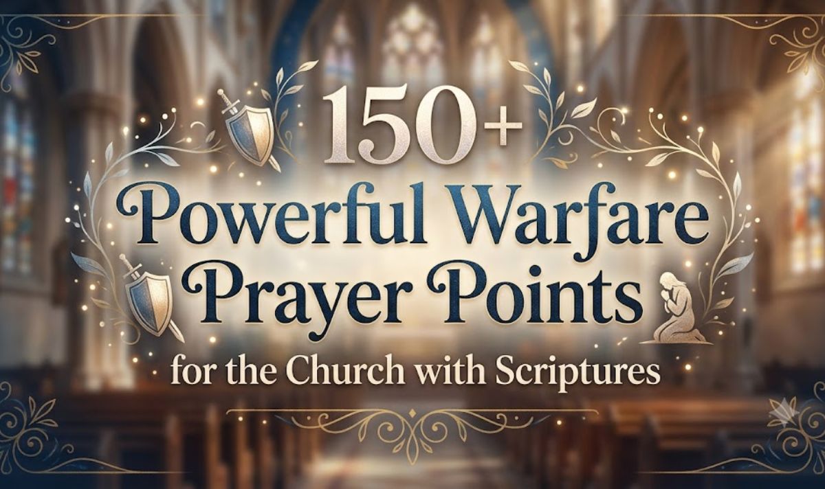 150+Powerful Warfare Prayer Points for the Church with Scriptures