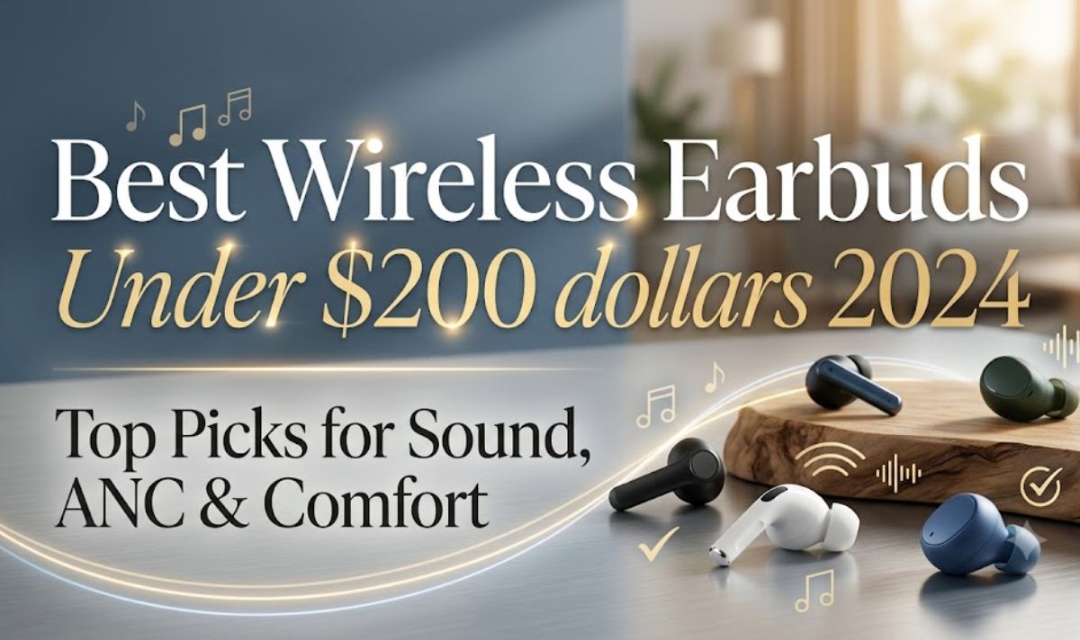 Best Wireless Earbuds Under 200 dollars 2024 Top Picks for Sound, ANC & Comfort