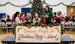 Opening Prayer For Christmas Party In School