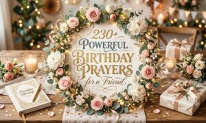 230+ Powerful Birthday Prayers for a Friend