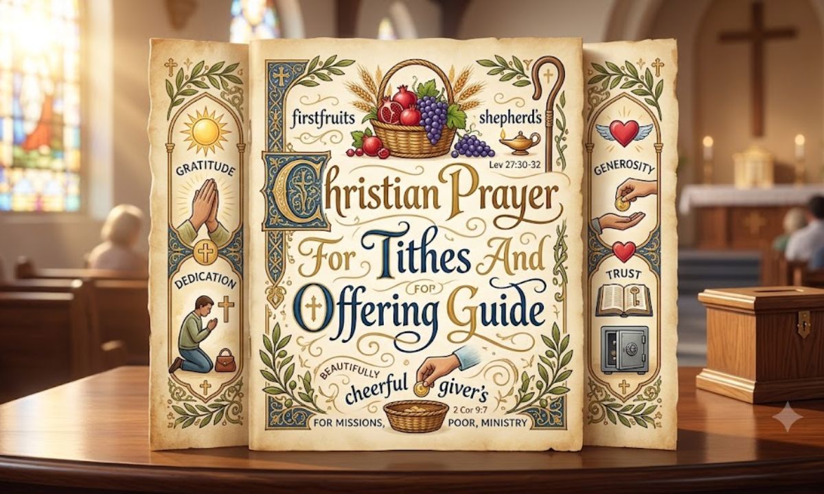Christian Prayer For Tithes And Offering Guide