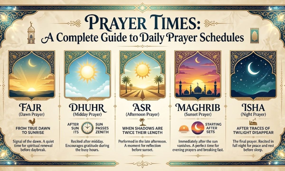 Prayer Times A Complete Guide to Daily Prayer Schedules